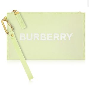 Authentic Burberry Green Pouch